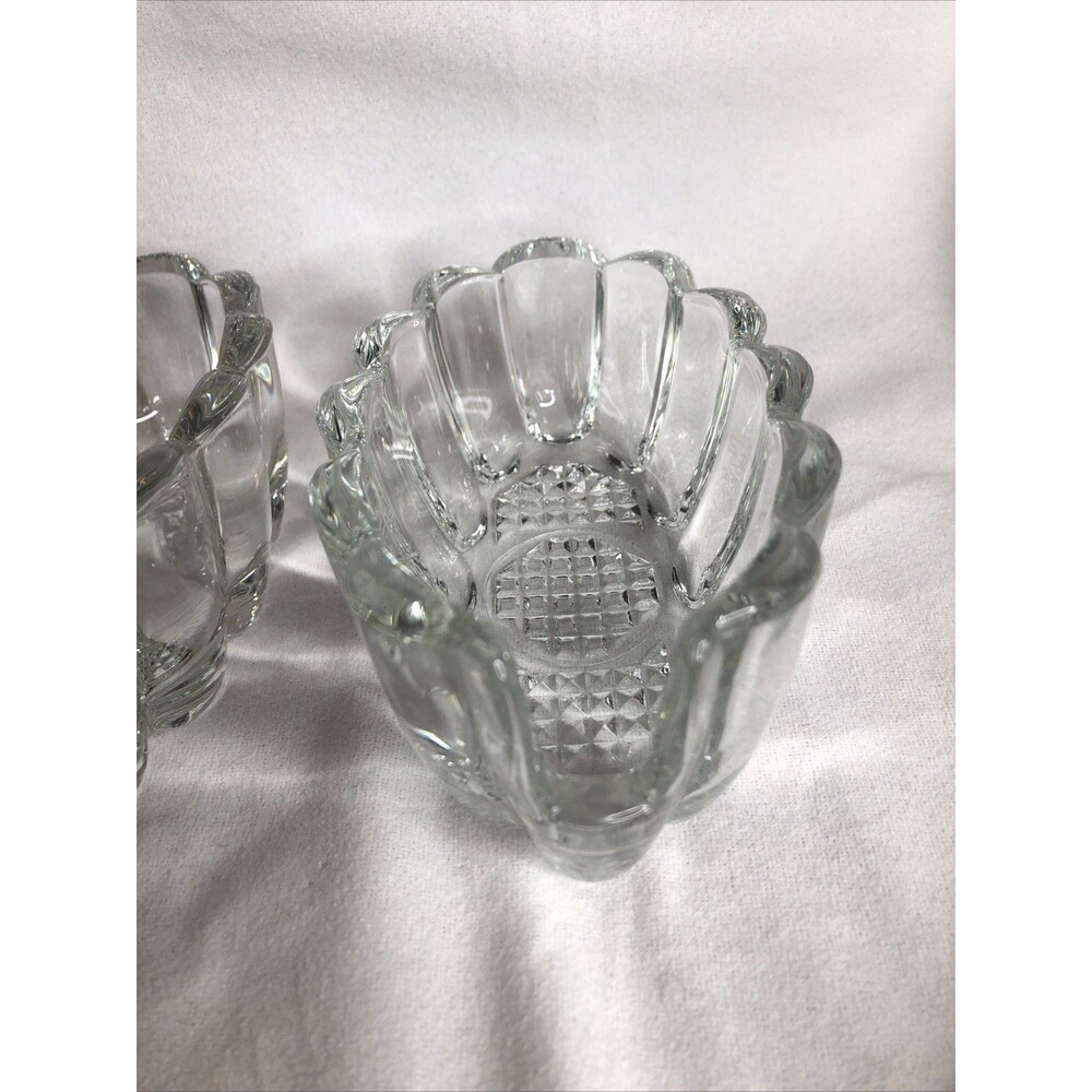 Set of 2 - Princess House Crystal Spoon and Fork Rest Holder Vintage NICE!! - Picture 5 of 8